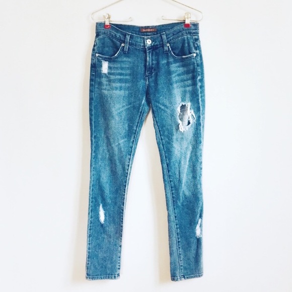James Jeans Pants - James Jeans Neo Beau Skinny Jeans Tattered Sz 24